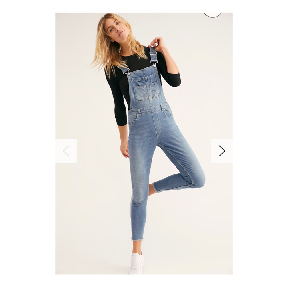 FreePeople Denim Overalls